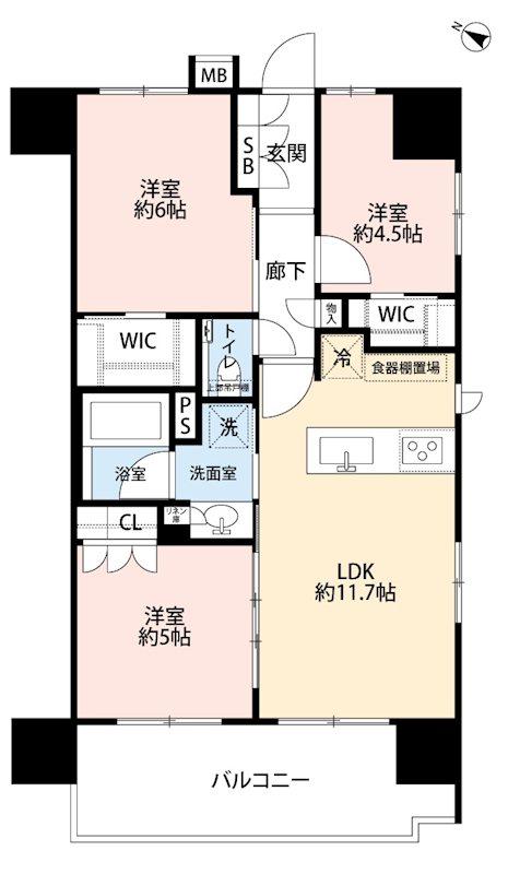 プレシス小田急相模原ステーションサイト 間取り図