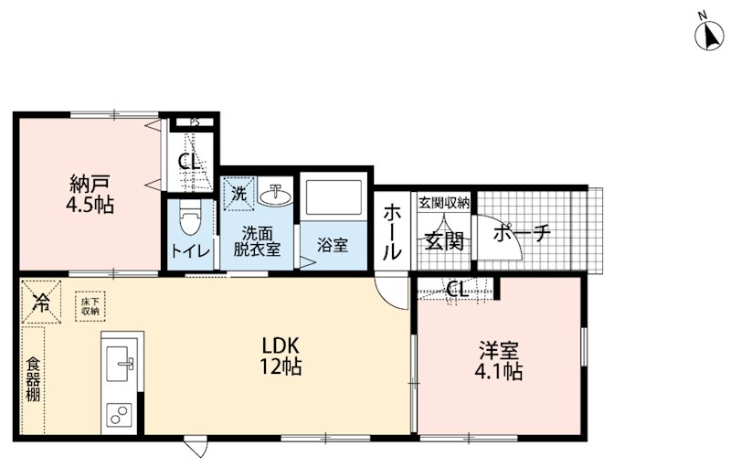 墨田区京島3丁目47-15住宅 1階号室 間取り