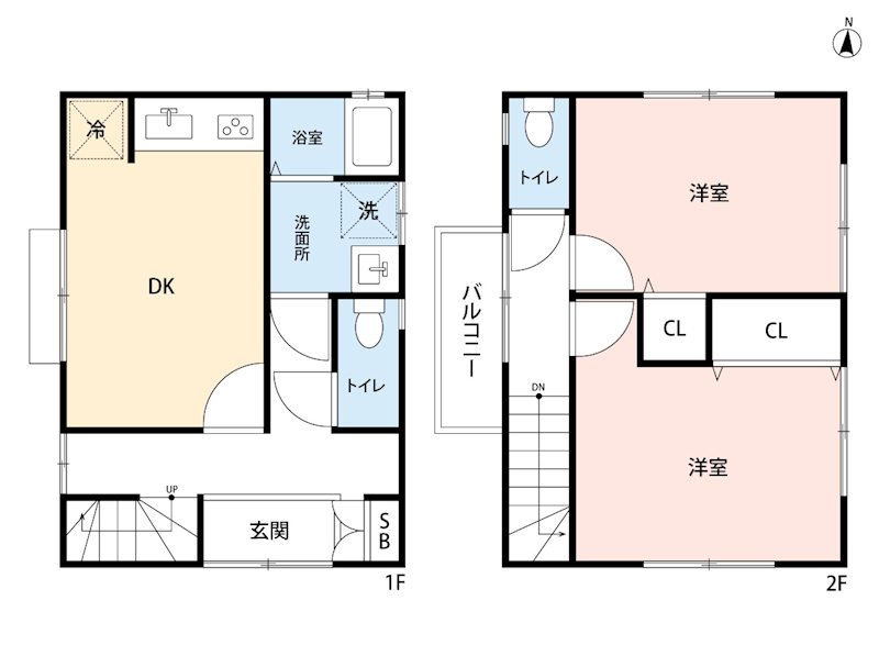北区滝野川4丁目11-11戸建 間取り図