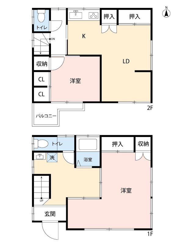 板橋区若木1丁目20-9戸建 間取り