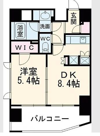 プライマル三軒茶屋 603号室 間取り