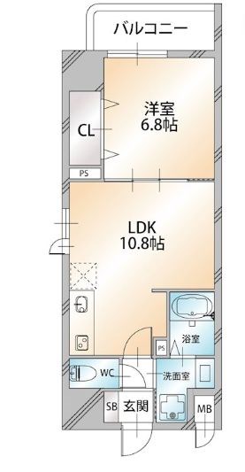 ドミール入谷 1201号室 間取り