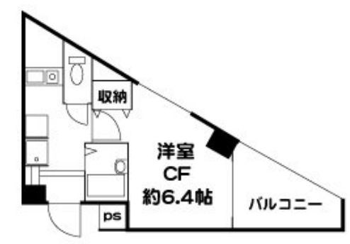 ドミール初台 502号室 間取り