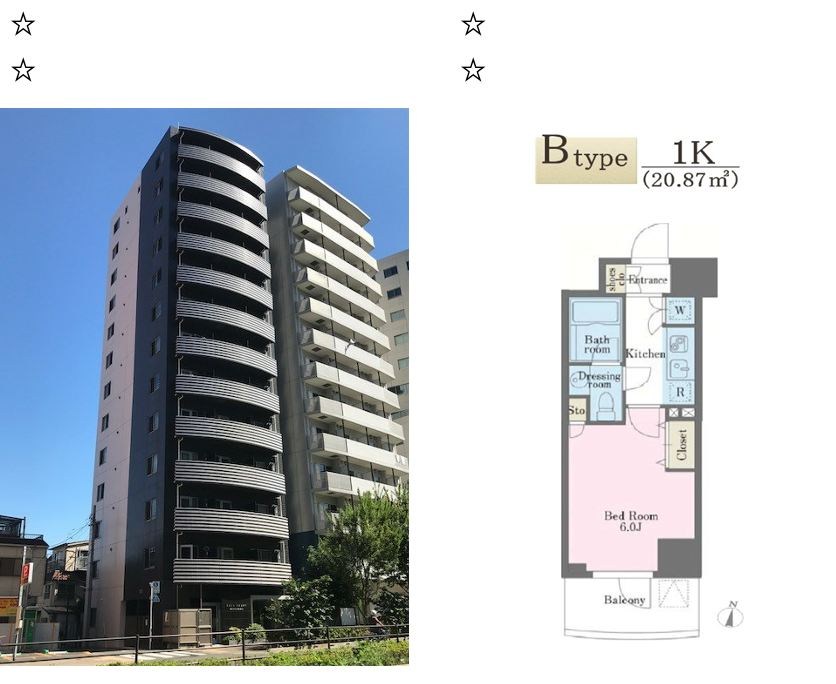 アジールコート西新宿 902号室 間取り