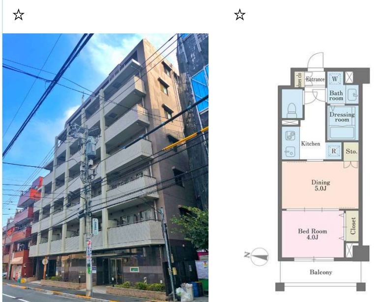 デュオステージ大塚 間取り図