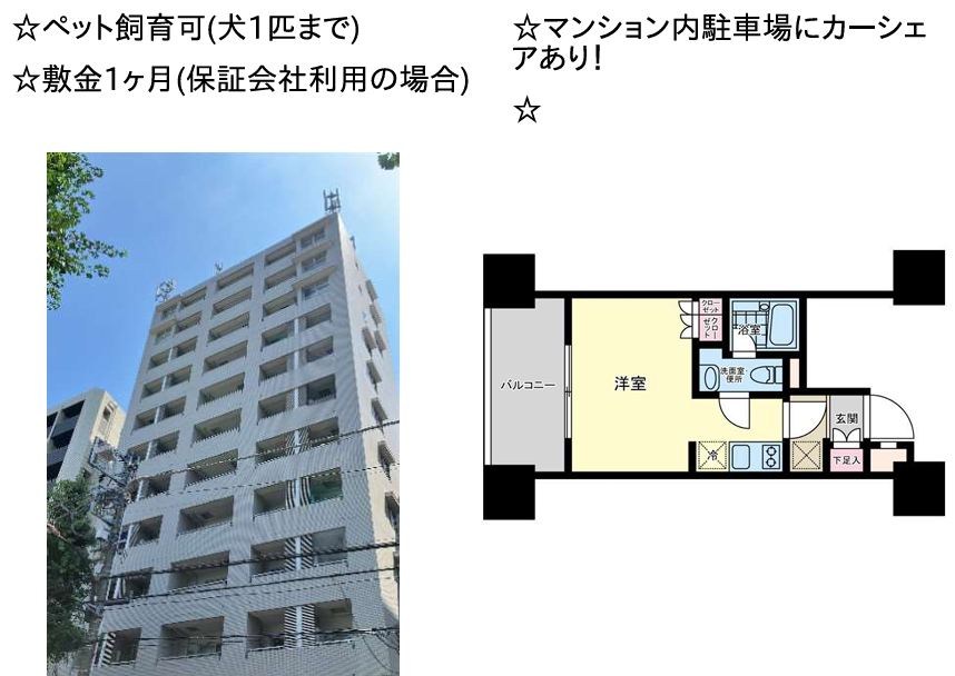 プライマル笹塚 403号室 間取り