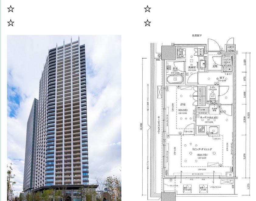 801号室 間取り