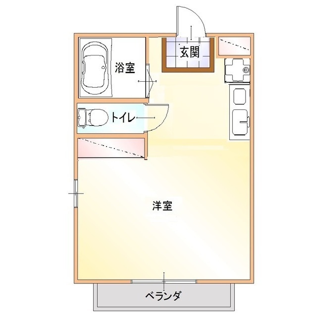 ハイツコウノA 間取り