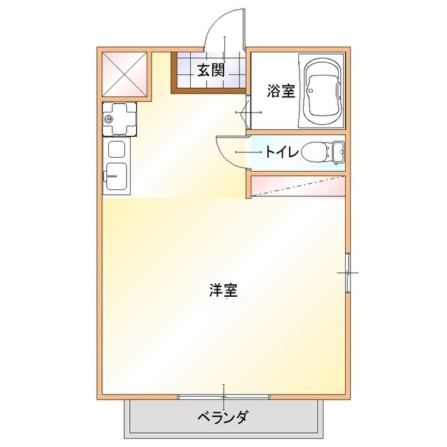 ハイツコウノA 間取り