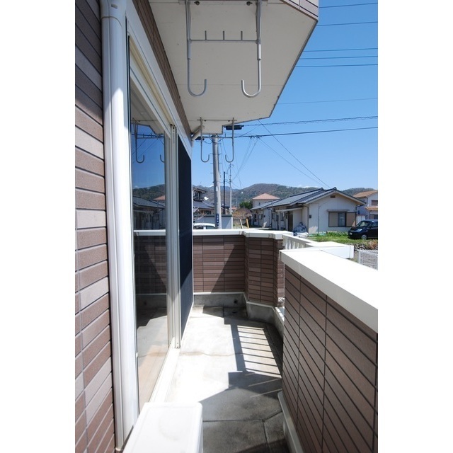 リバーサイドコートA棟 ベランダ