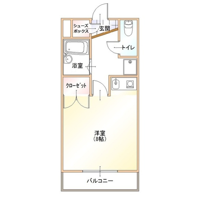 メゾンドヴェールB 間取り