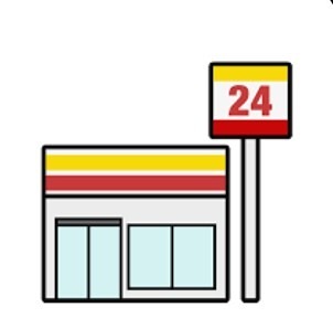 フジハイム コンビニ