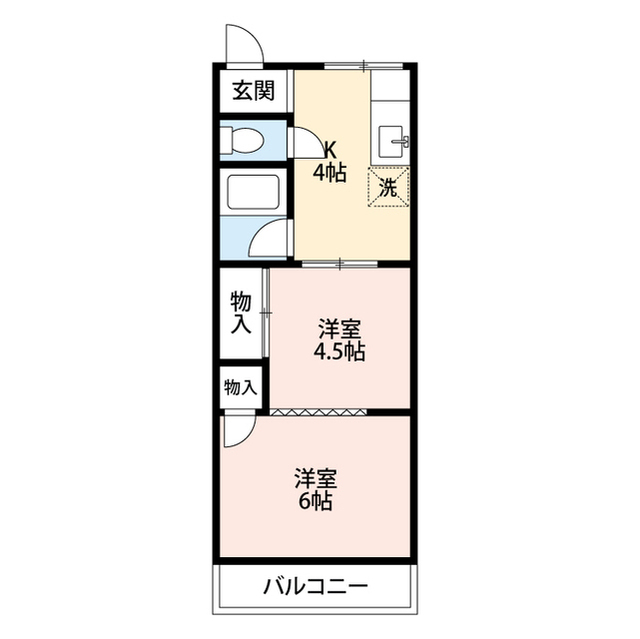高野ハイツ 間取り