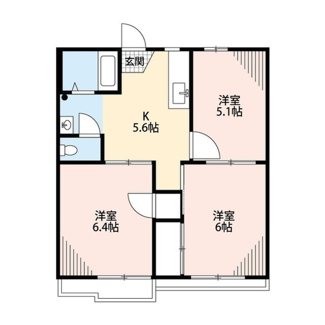ガーデンパレス石和B棟 間取り