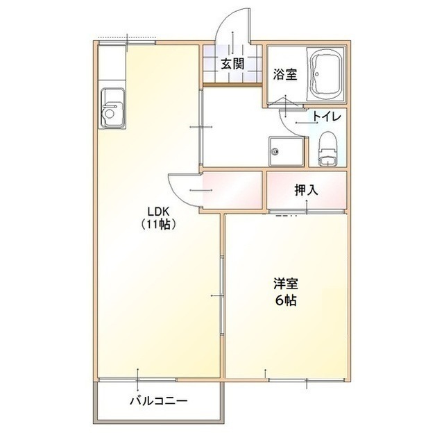 サンライズ（東高橋） 間取り