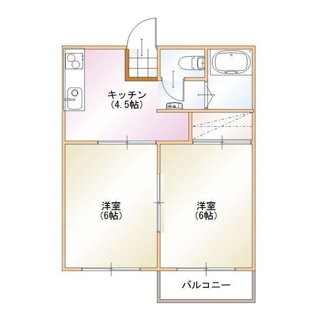 ハイツ内藤 間取り