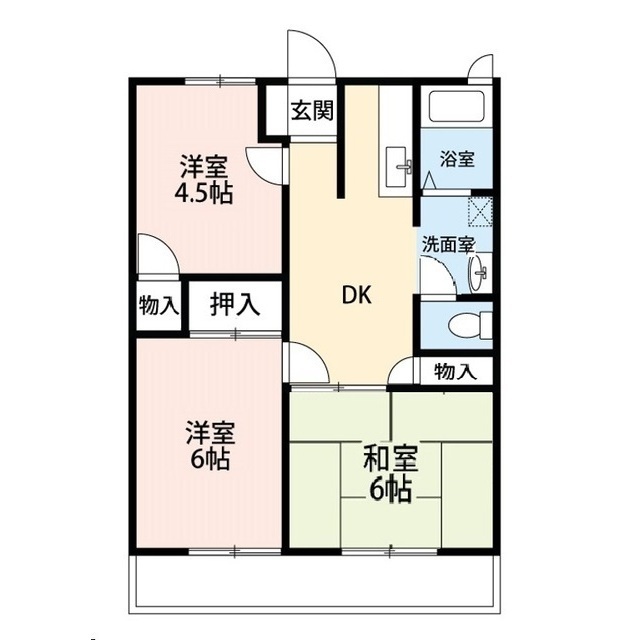 サンハイツ宮代 間取り