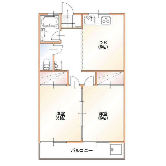 ハイツ四丁目館 間取り