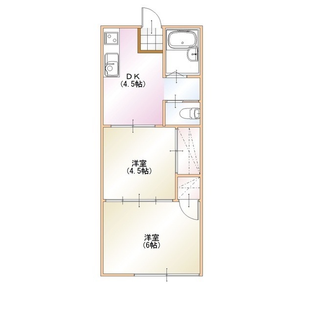 フジミハイツN 間取り
