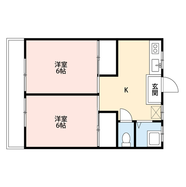ハイツ西田 間取り