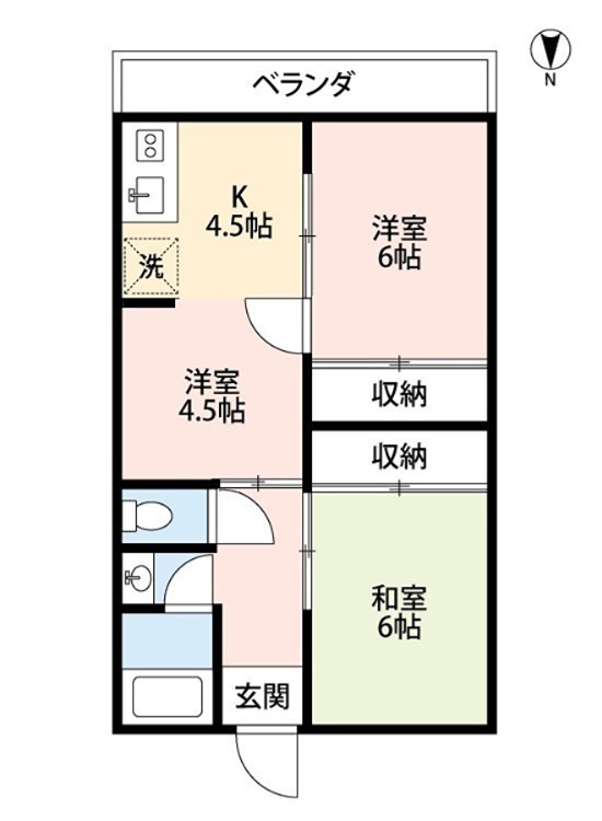 小野ビル（住居） 間取り
