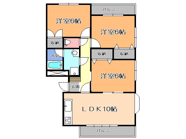 ＭＤイーストⅠ 間取り