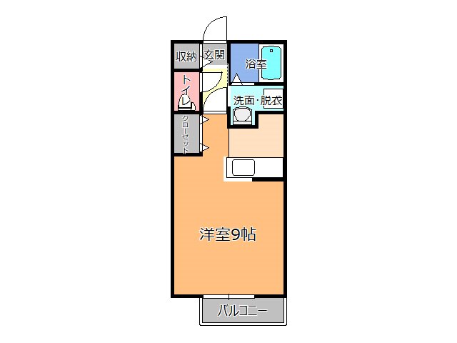 アンソレイエＦ 間取り