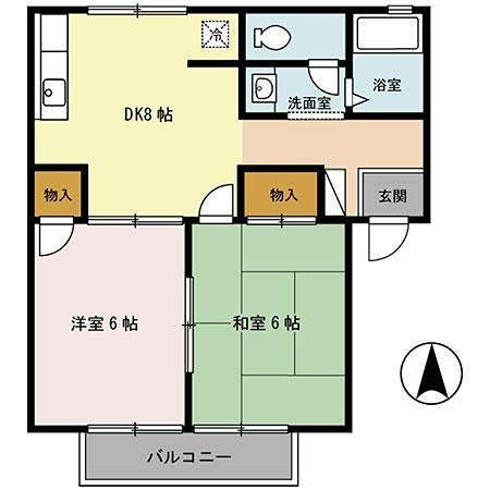 コーポみどり 間取り