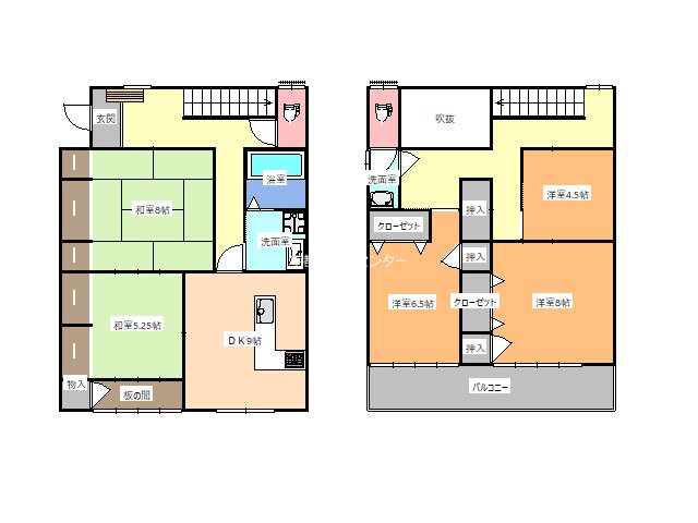 宿郷５丁目戸建 間取り