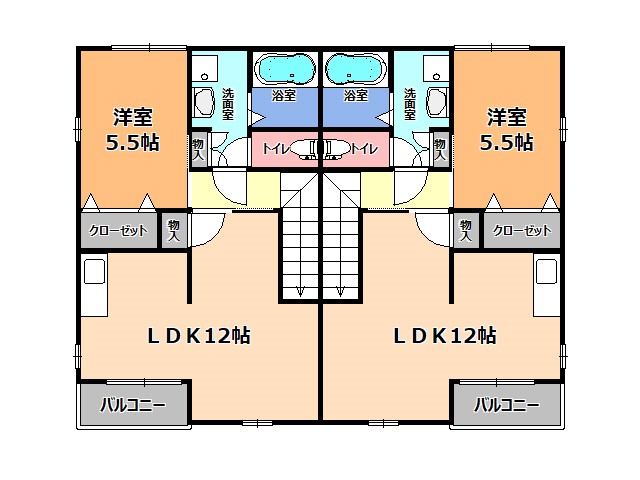 小野ハイツ ２号棟 間取り
