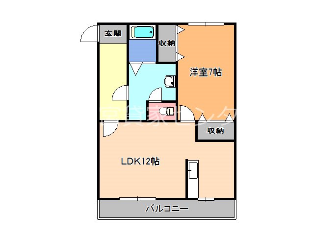 ヴィアステージ清原台A 間取り