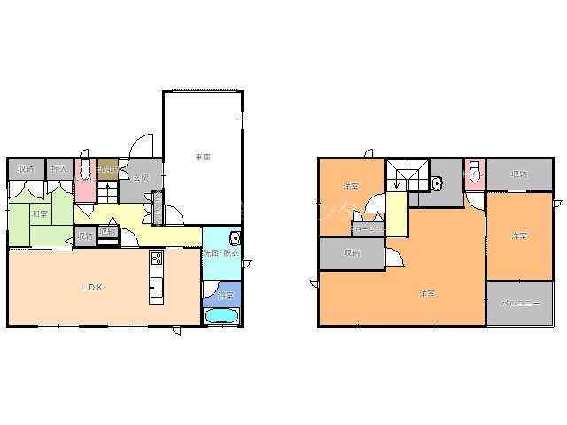 豊郷台3丁目一般住宅 間取り