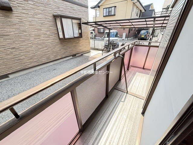 石幸ハイツB ベランダ