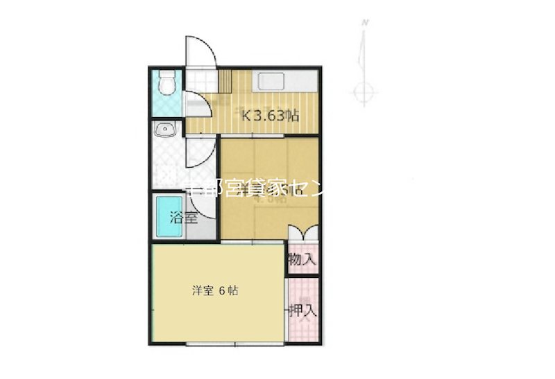 簗瀬ハイツ 間取り