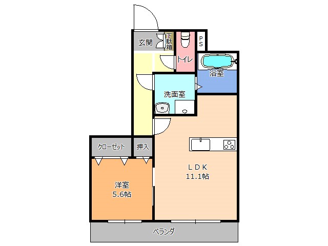 栃木県宇都宮市宿郷１丁目14-6 間取り