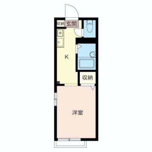 グランメールTAKAGI 206号室 間取り