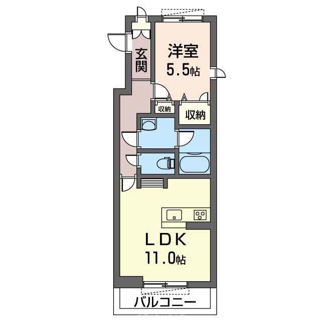 グランデュール津田沼 間取り図