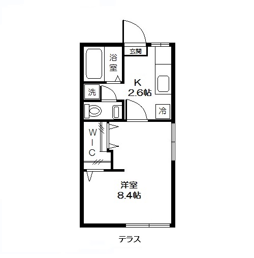 プラムガーデン津田沼 105号室 間取り