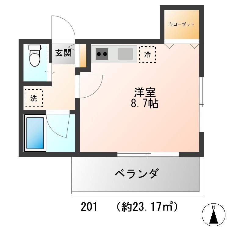 サニーコート（美好町） 間取り
