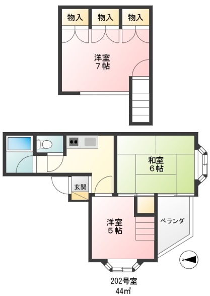 ガーデンハイツＴ-２ 間取り