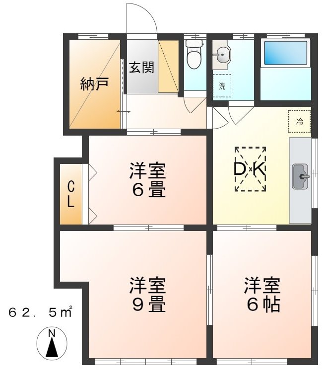 コーポ緑 間取り