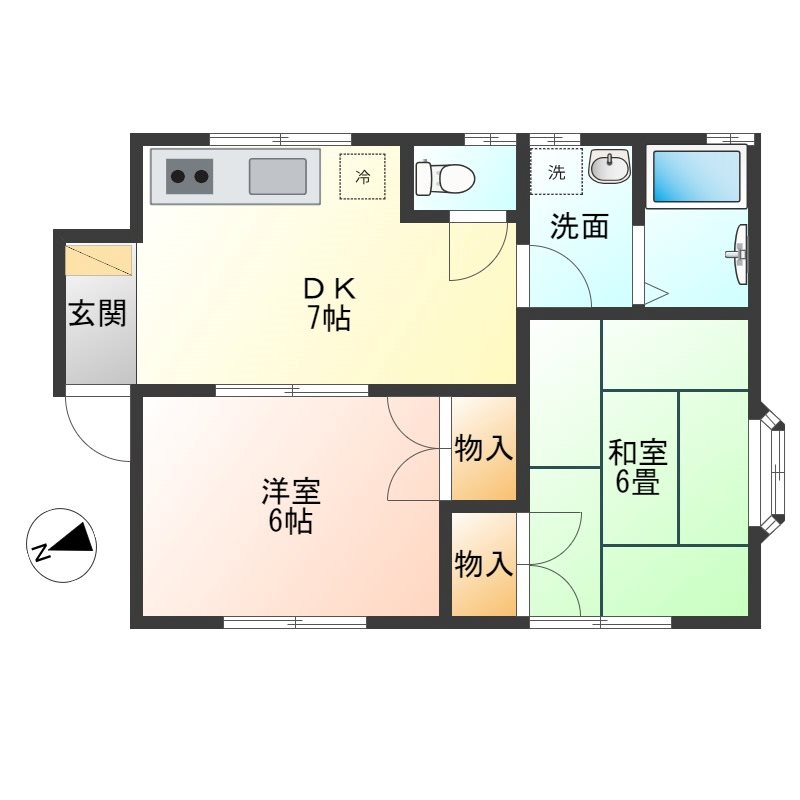 紅葉丘チューリップ 間取り