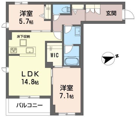 ロイセス　テンジン 間取り
