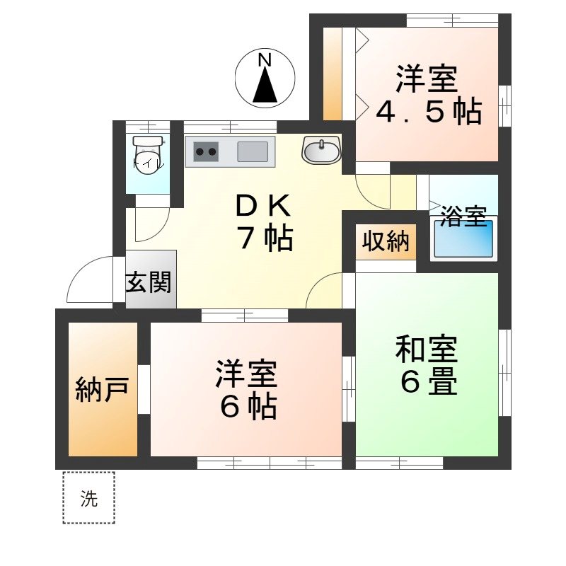 澤井ハイツ 間取り