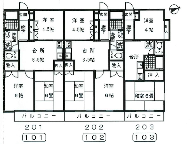 白糸台タンポポ 間取り