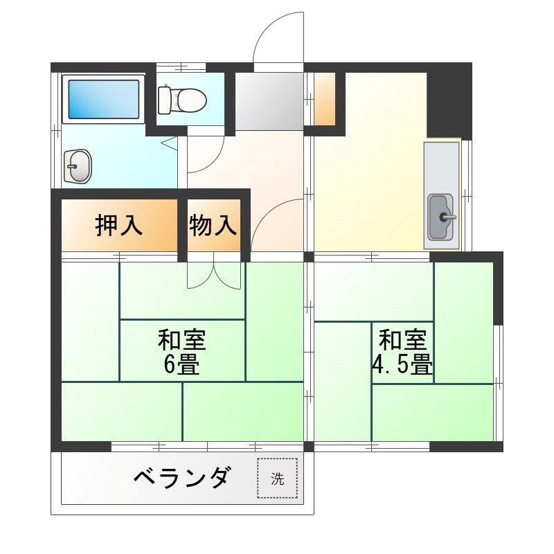 パールハイツ 間取り