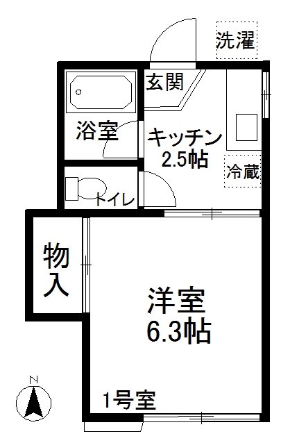 園山ハイツ  間取り