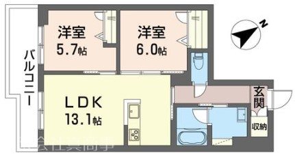 シャーメゾン　リラフォート 間取り