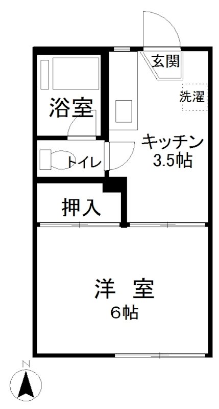コーポふき  間取り