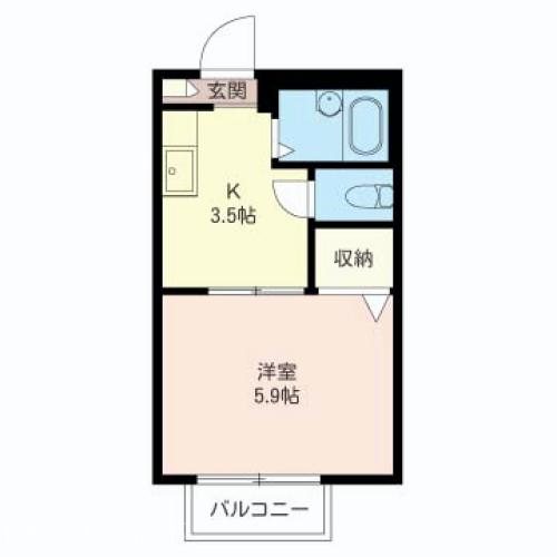メゾンベル美園    間取り